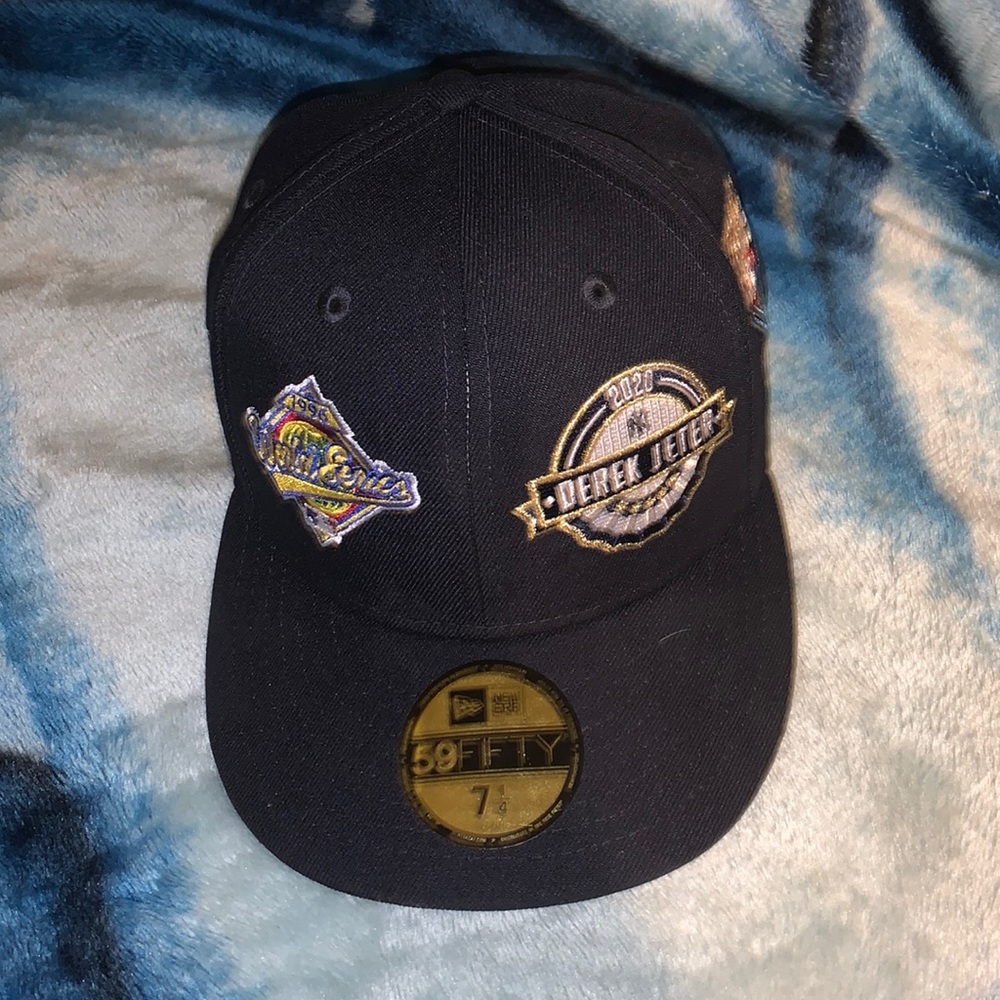 derek jeter new york yankees hat size 7 1/4